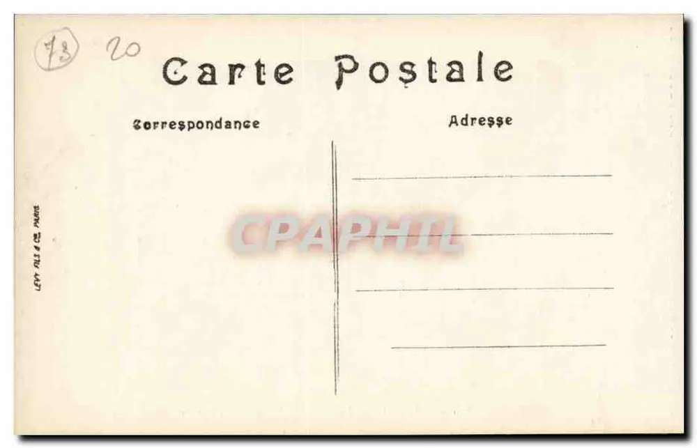 Chambéry — O Palácio de Justiça — LL. - Verso