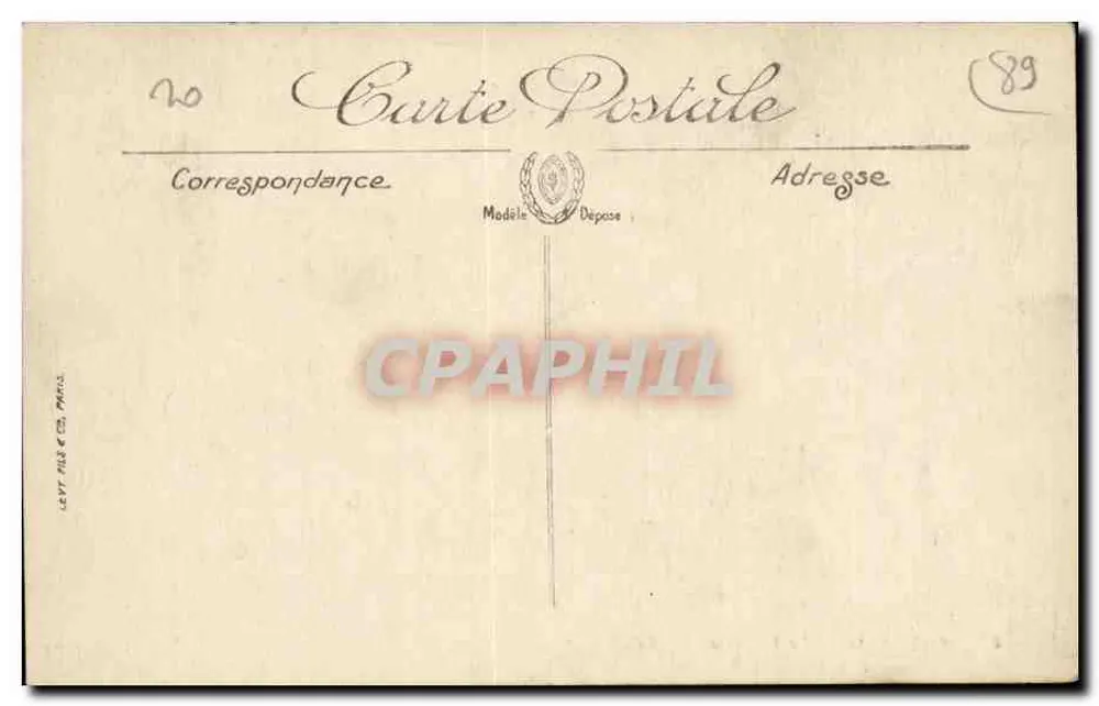 Auxerre — A Prefeitura — LL. - Verso
