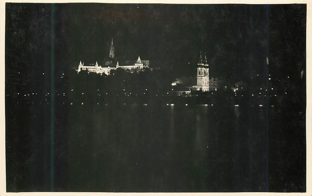 Budapest — Bastion Halászbástya mit Kirche Saint-Mathias — Berger Ernő, n° 164 - Vorderseite