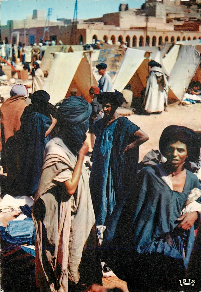 Homens azuis em Marrakech — Iris - Frente