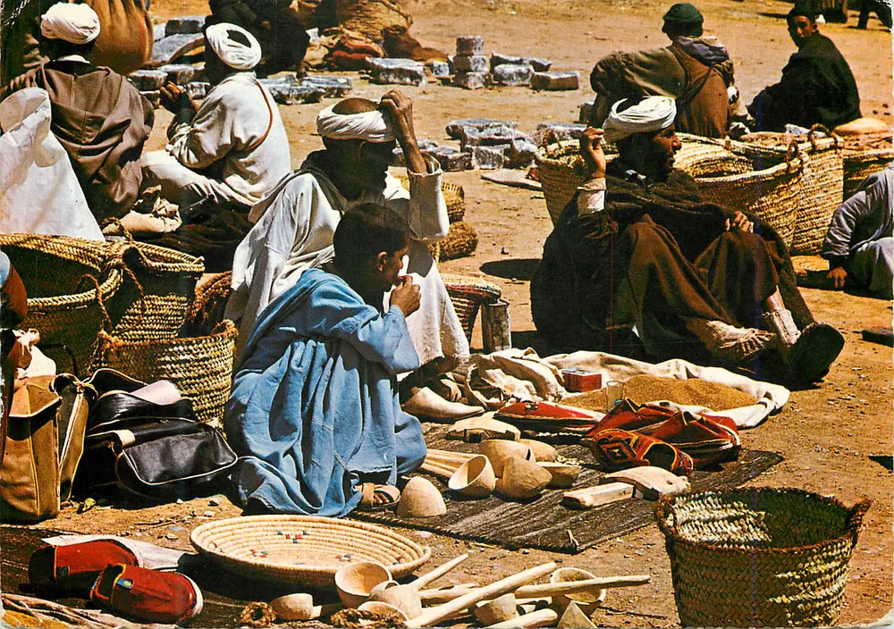 Mercado do Sul — Marrocos — Edição Bertrand - Frente