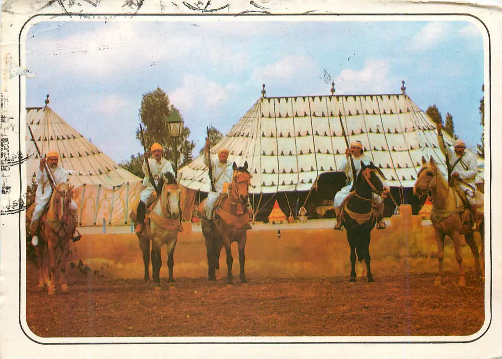 Cavalaria típica — Marrocos — Casa-images, série 36 - Frente