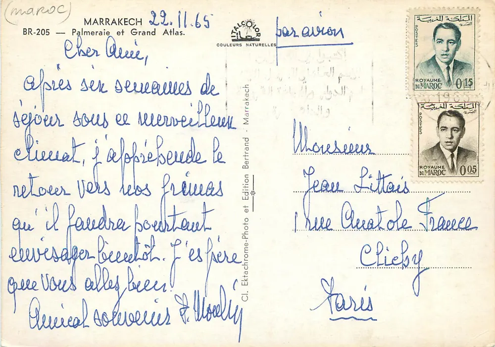 Palmeraie e Grande Atlas — Marrakech — Edição Bertrand - Verso