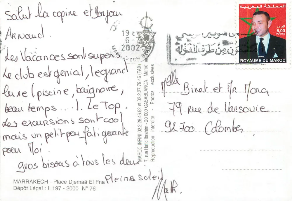 Marrakech — Plac Djemaâ El Fna — wydawca MAROKECH - Rewers