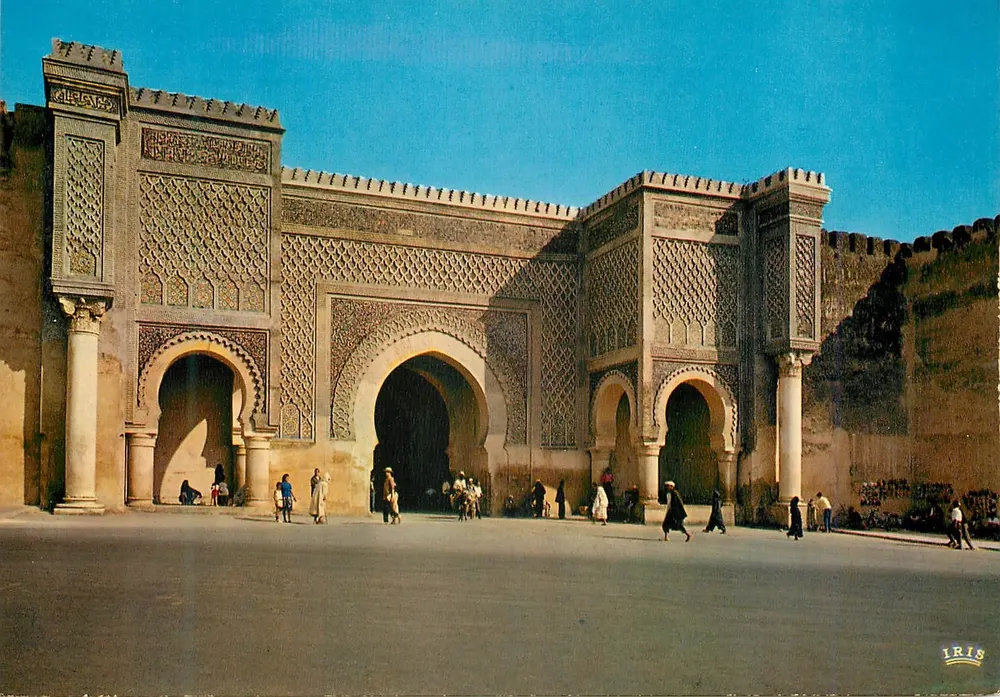 Meknès - Bab Mansour — Edições Iris - Frente