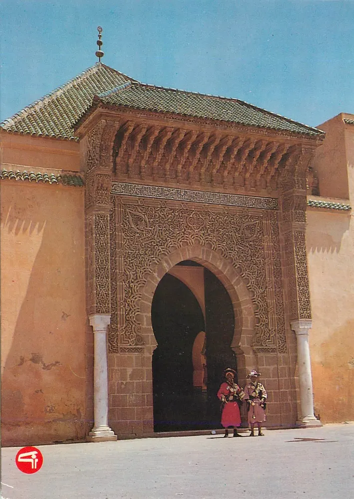 De poort van het mausoleum van Moulay Ismail — Meknès — Foto Barbieri - Voorkant