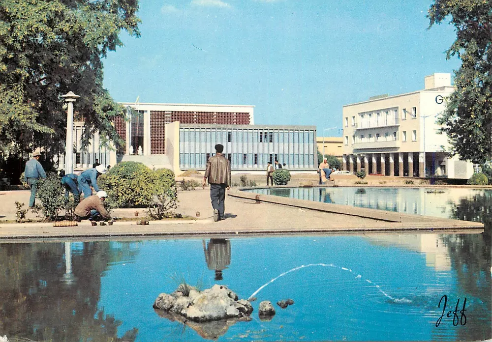 Place Mohammed V — Oujda — Éditions JEFF - Frente