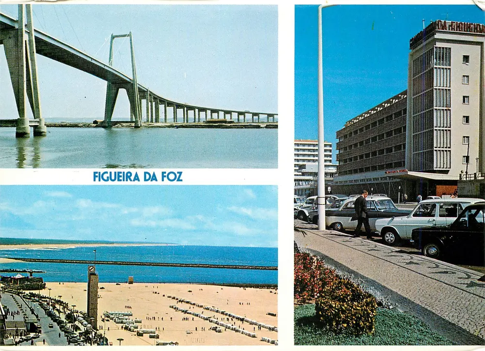 Bridge of Figueira da Foz — Beach and Hotel Da Figueira — Figueira da Foz - Front