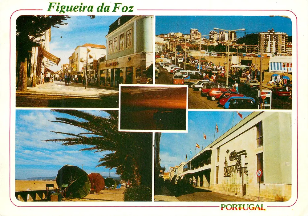 Figueira da Foz — Aspekte der Stadt — Artísticas Editionen für Glückwunschartikel - Vorderseite