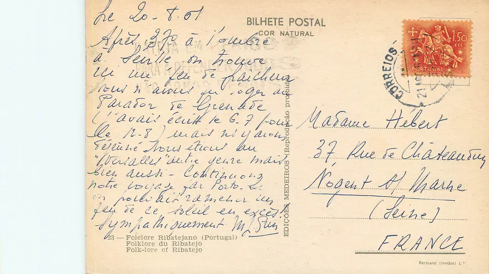 Folclore do Ribatejo — Edições Medeiros (Portugal) — n°23 - Verso