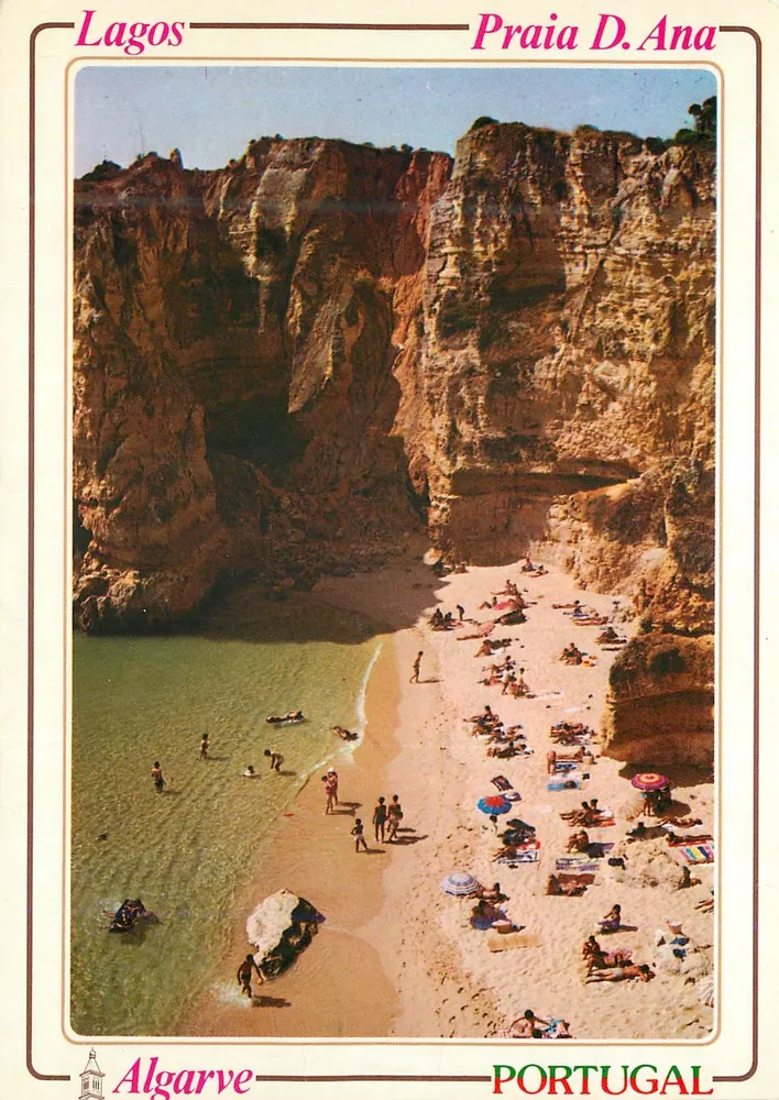 Praia D. Ana — Lagos, Algarve — Editores & Artes Gráficas, Filial Loulé - Frente
