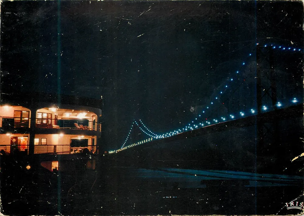 Ponte Salazar em Lisboa — noite — Edição IBEREX - Frente