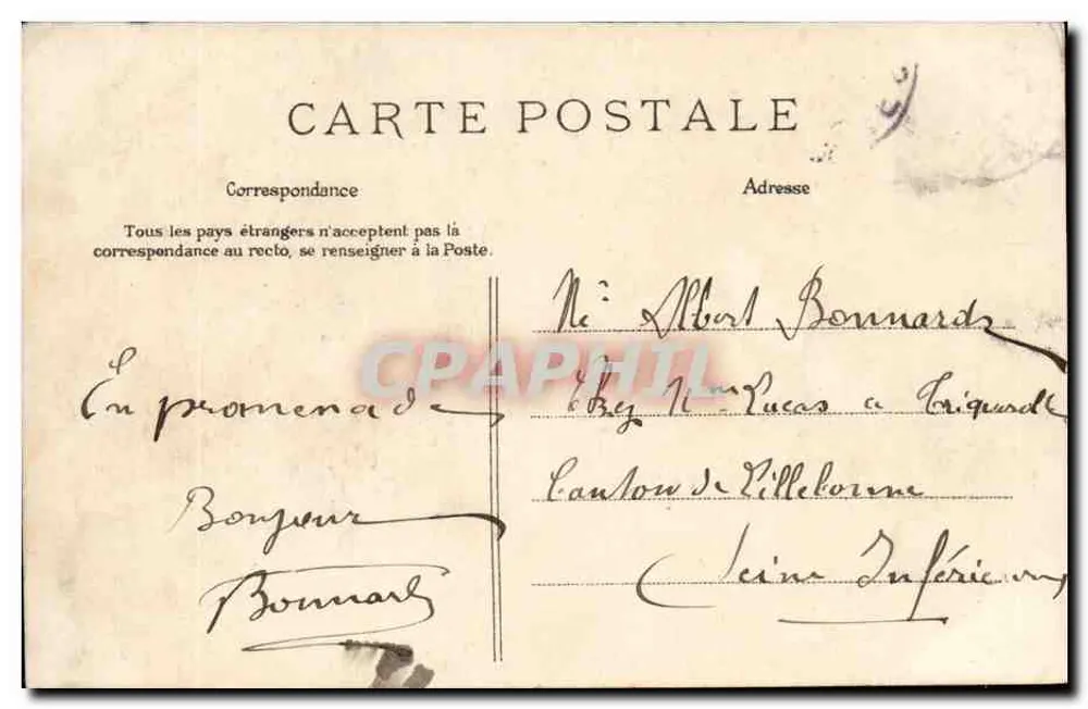 Suresnes — Bords de Seine — C.L.C. - Verso