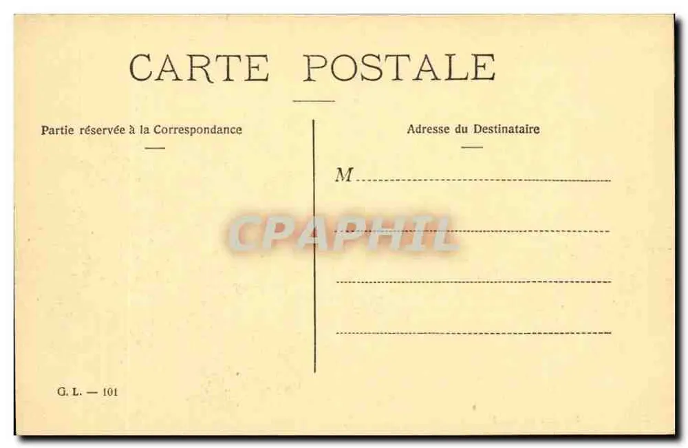 Le Havre — Saída de um brick — G.L. — 101 - Verso