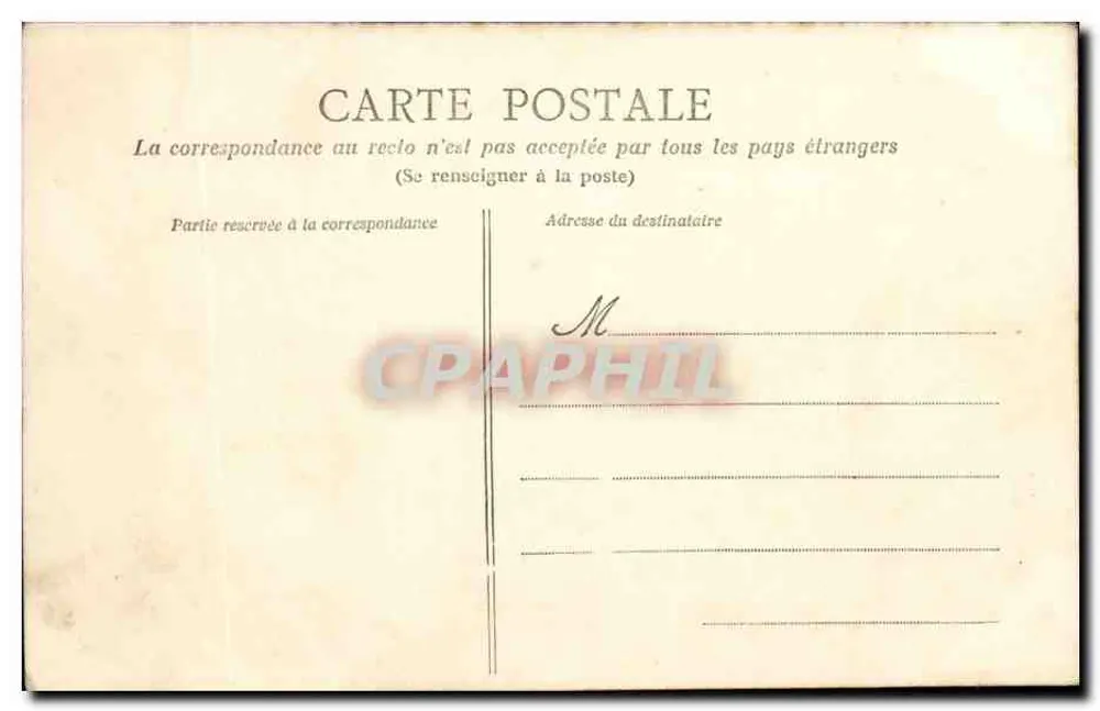 Le Havre — Ankunft des Dampfers "Le Félix Faure" aus Rouen — E.B.Z. 14 - Rückseite