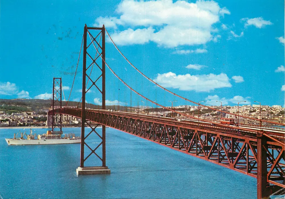 Ponte sobre o Tejo — Lisboa, Portugal — editor n°238 - Frente