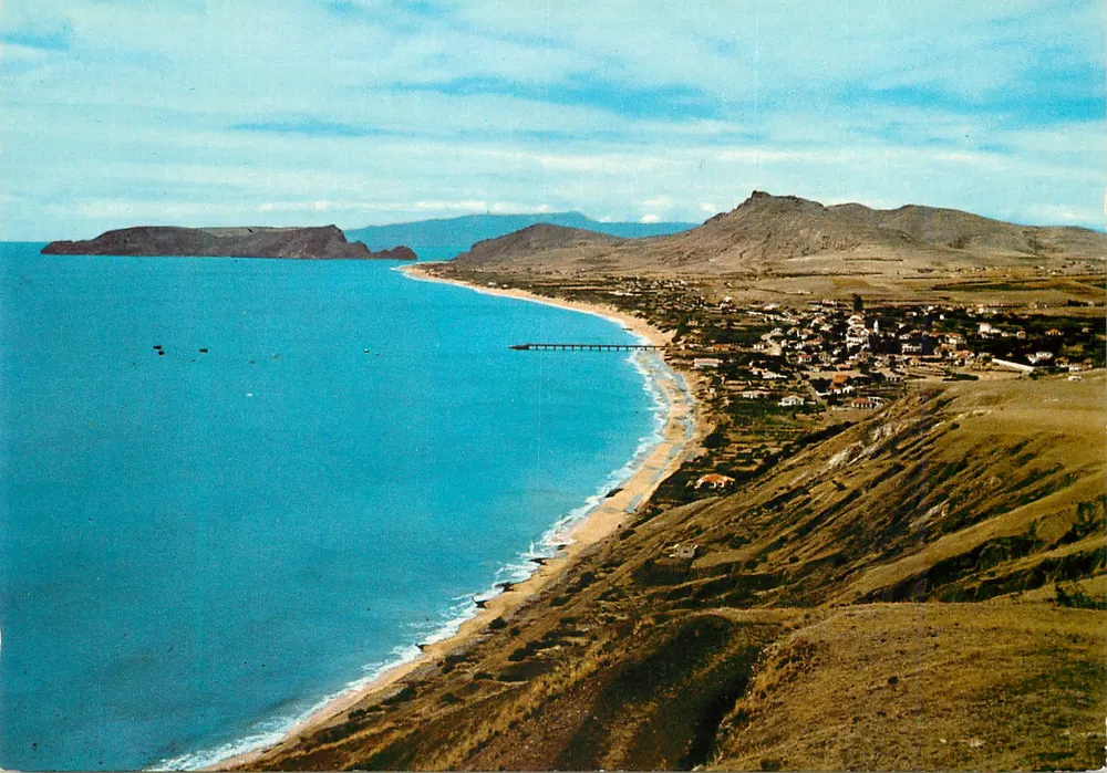 Porto Santo — Vue partielle de la plage — Francisco Ribeiro, Funchal - Recto