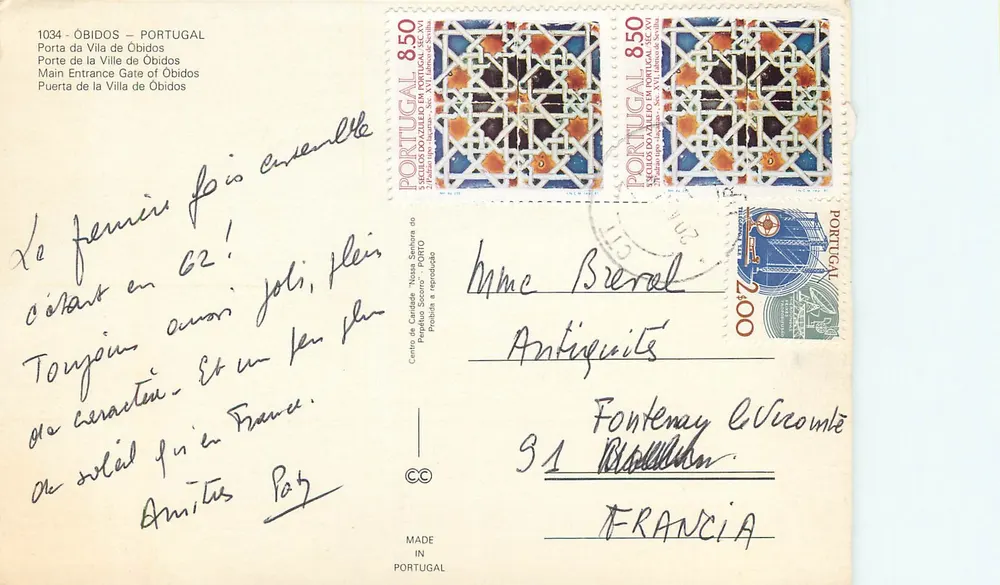 Porte de la Ville d'Óbidos — Haupteingang — Verlag nicht sichtbar - Rückseite