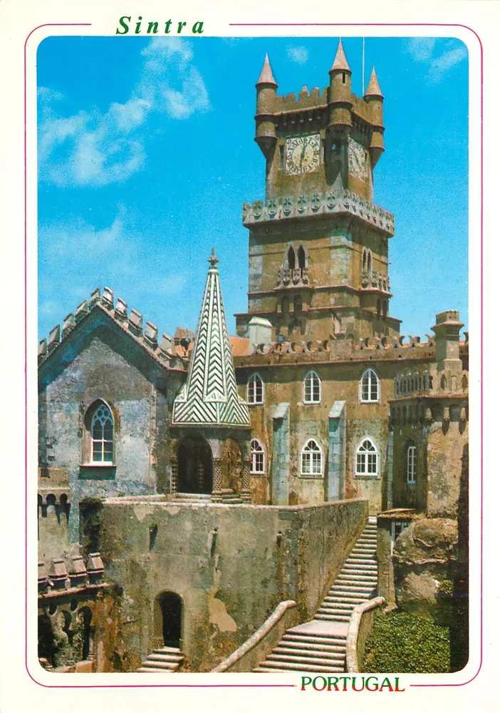 Sintra — Palast von Pena — Artísticas para Felicitações Editions - Vorderseite