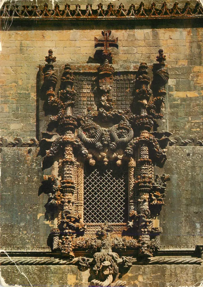 Kloster der Ordnung Christi — Fenster der Kapitelhaus (Fenster der Kapitelhaus) — Verlag PERLA, Nr. 390-TOMAR - Vorderseite