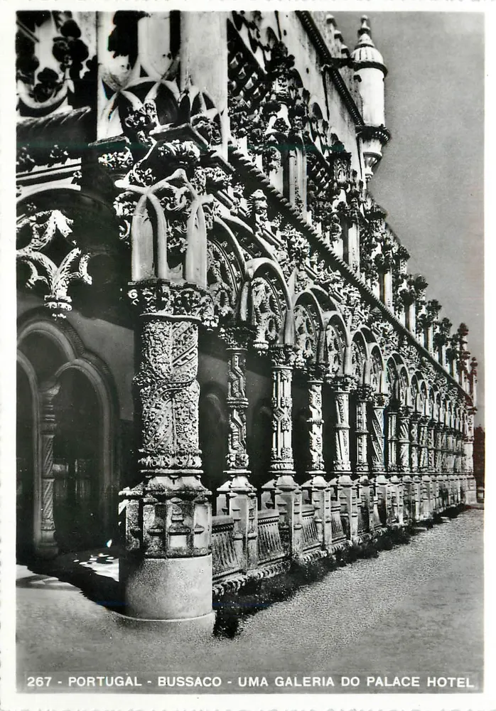 Bussaco — Eine Galerie des Palace Hotels — Éd. Alexandre D'Almeida, n° 267 - Vorderseite