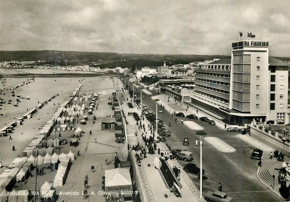Figueira da Foz — Avenida Dr. A. Oliveira Salazar — Hôtel Ba Figueira - Vorderseite
