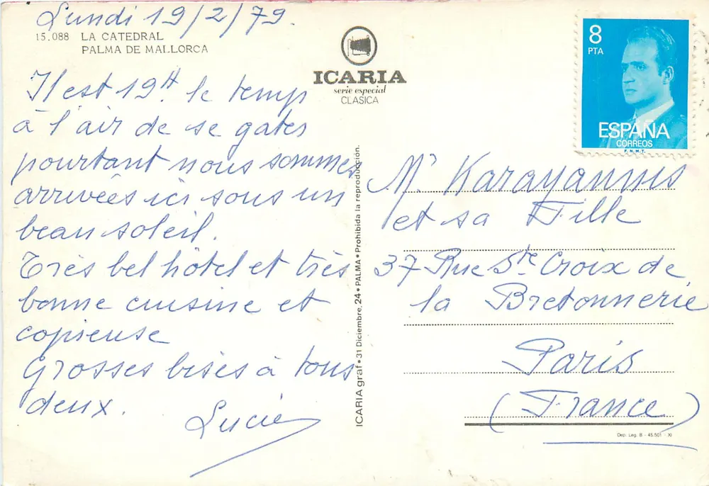 Katedra w Palme na Majorce — widok z portu — wydawca ICARIA seria specjalna CLÁSICA - Rewers