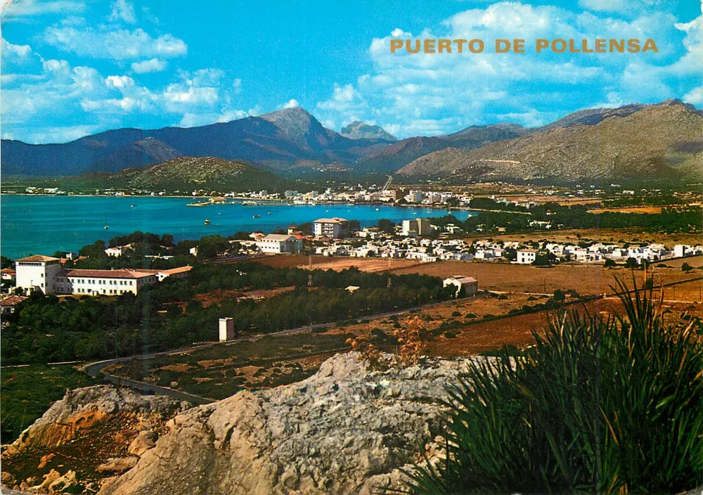 Porto de Pollensa — vista panorâmica — Icarla Foto-Cine, n°7.078 - Frente