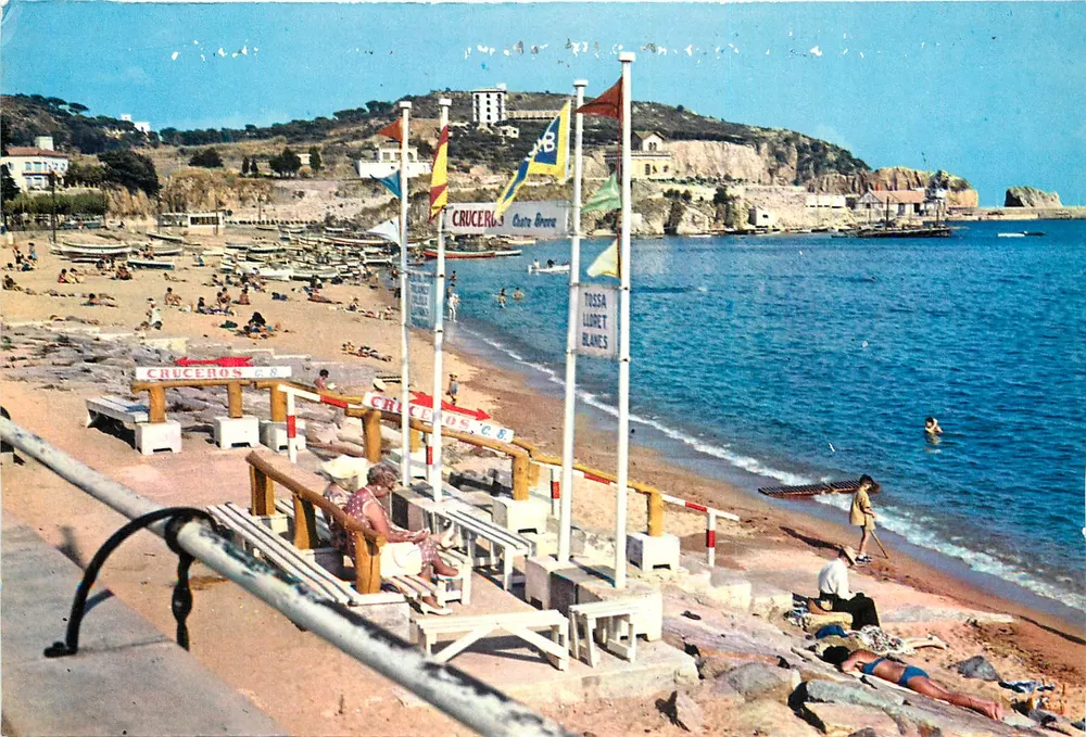 Praia de San Feliu de Guixols — Costa Brava — Edições Arribas Zaragoza - Frente