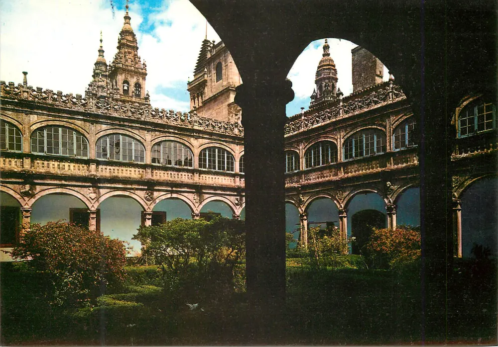 Santiago de Compostela — Claustro — Edições Arribas - Frente