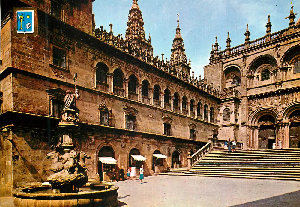 Praça das Platerías — Santiago de Compostela — Edições CISA - Frente