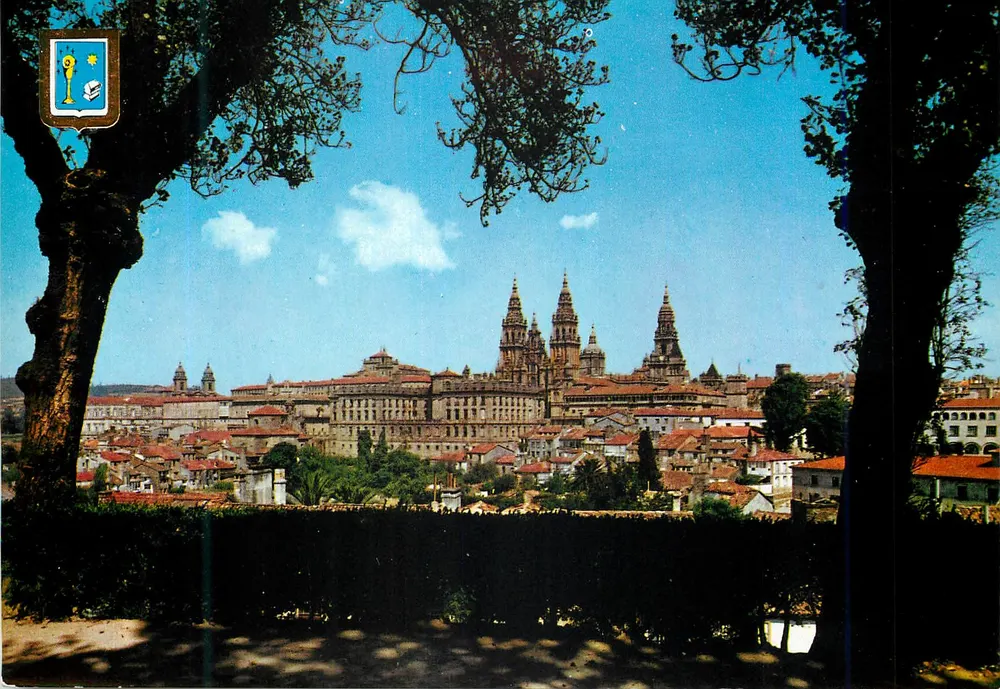 Santiago de Compostela — vista geral — Dominguez Madrid, n°3 - Frente