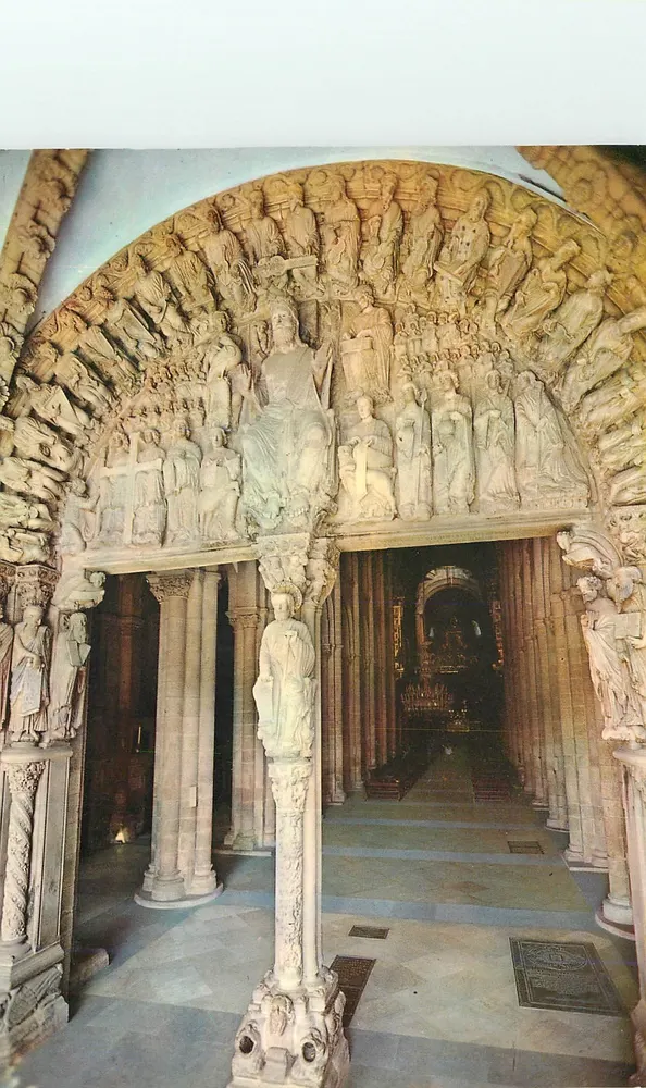 Portikus der Gloria — Kathedrale von Santiago de Compostela — Edition Arribas Zaragoza, Nr. 2.043 - Vorderseite