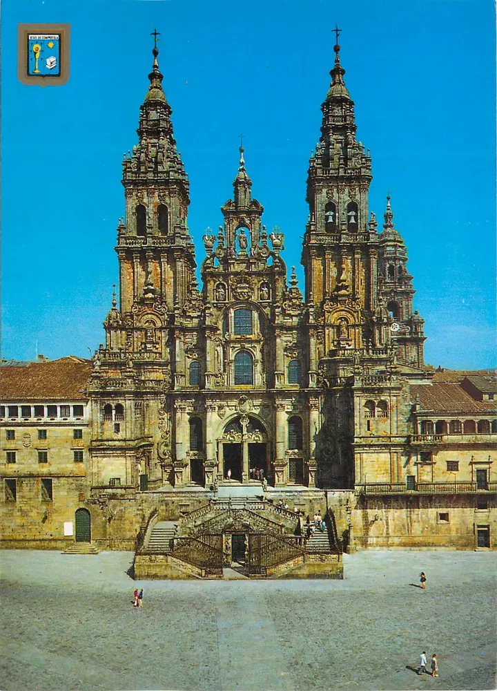 Santiago de Compostela — Cathédrale — FISA I.G. - Palaudarias, 26 - Barcelona - Recto