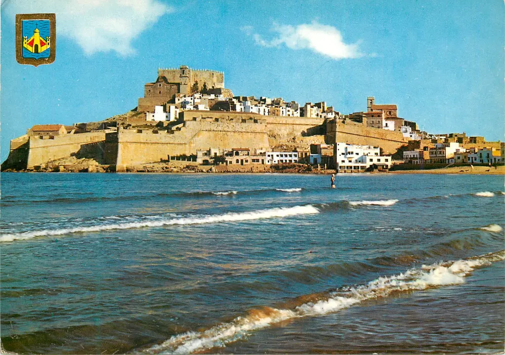 Peñíscola — praia e castelo — Comas Aldea, N°4 - Frente