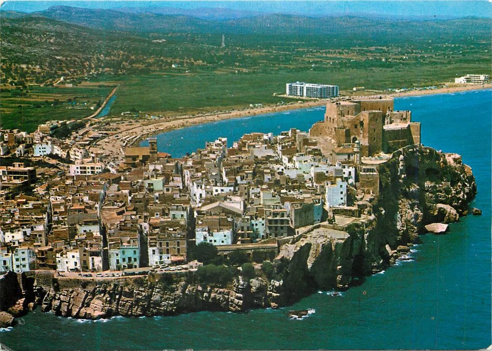 Peñíscola — Vista aérea — Gráficas Harris (Barcelona) n° 36 - Frente