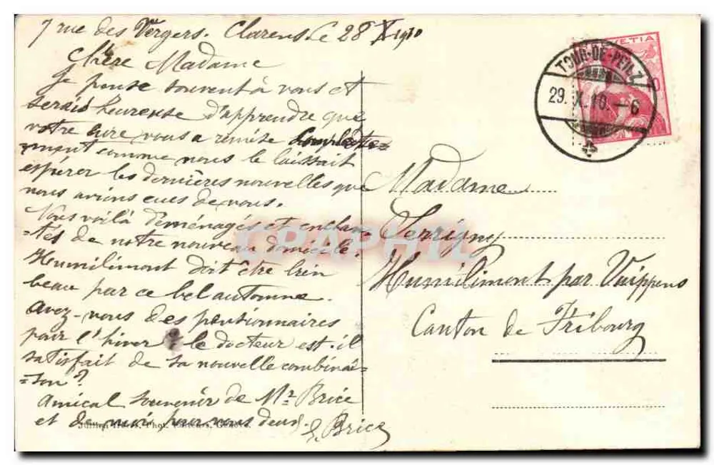 Montreux — Vista general — J.J. 1306 - Reverso