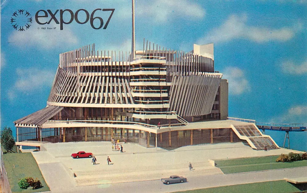 Pavillon de la France — Expo 67 — Montreal, Kanada - Vorderseite