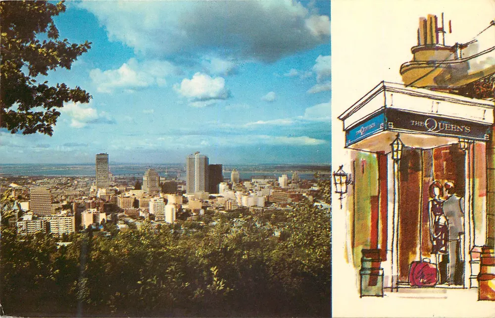 Vista de Montreal — Hotel The Queen's — Editor não identificado - Frente