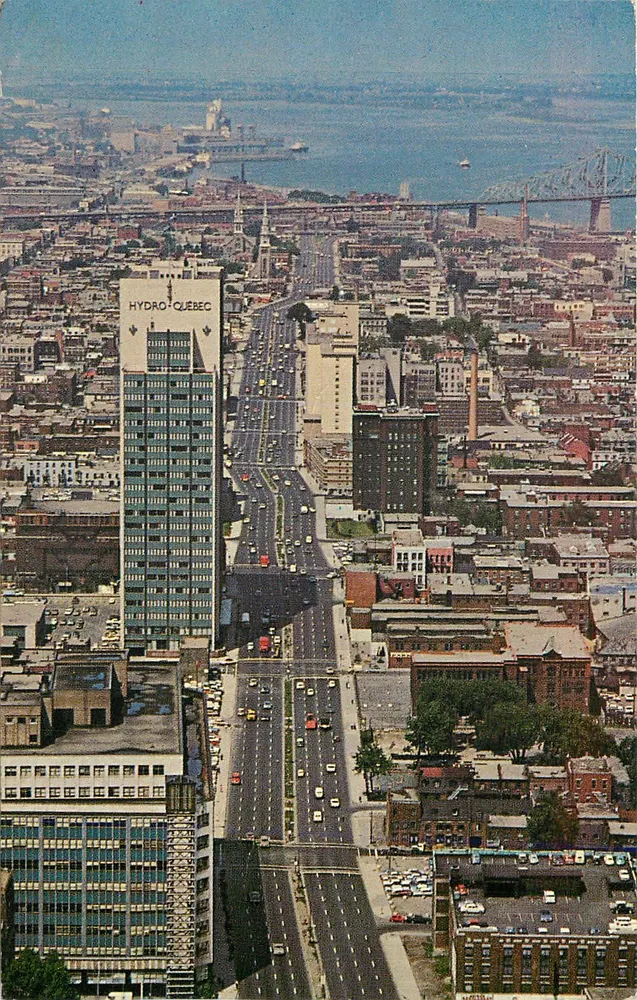 Vista de East Montreal — Hydro-Québec — editor S-1351 - Frente