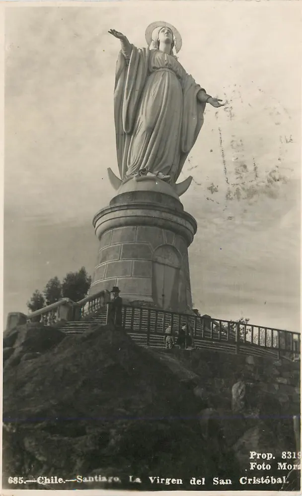 Santiago — La Virgen del San Cristóbal — Foto Mora, Prop. 8319 - Vorderseite