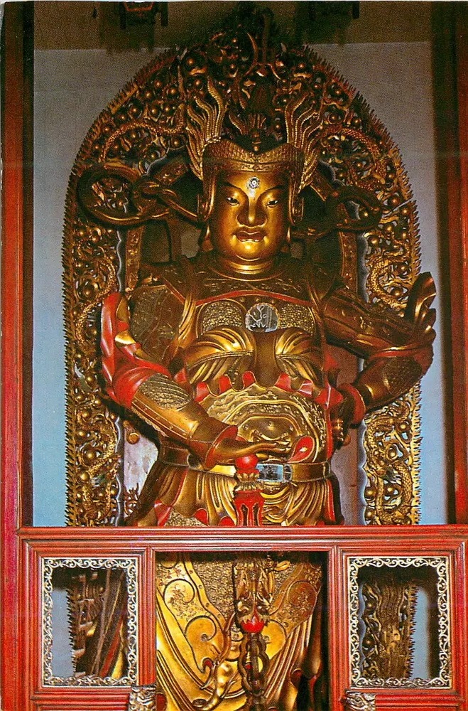 Shanghai Jade Buddha Temple — Skanda Bodhisattva — Shanghai Jade Buddha Temple - Vorderseite