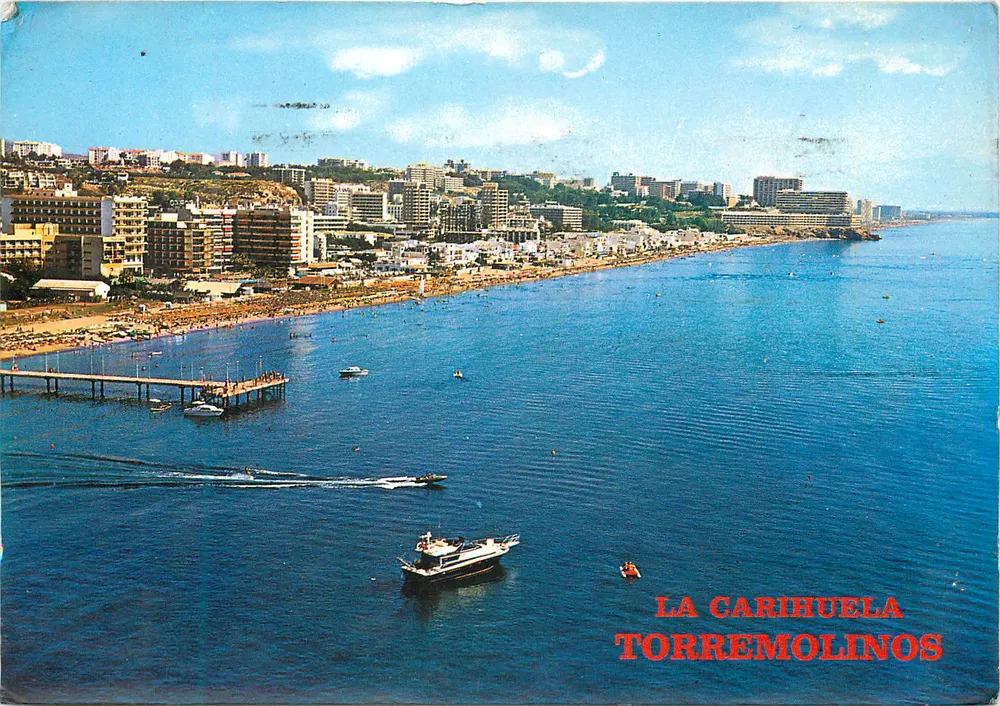 Torremolinos — A Praia de La Carihuela — Edições Foto Antonio - Frente