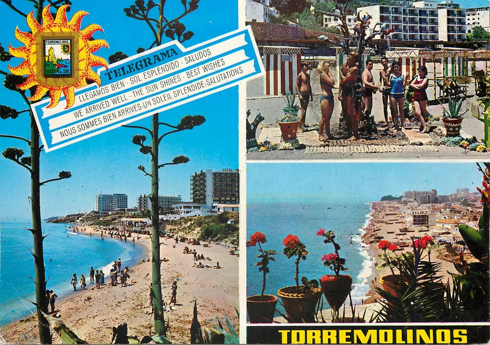 Torremolinos — praia e cidade — editor L. Dominguez, S.A. n° 100 - Frente