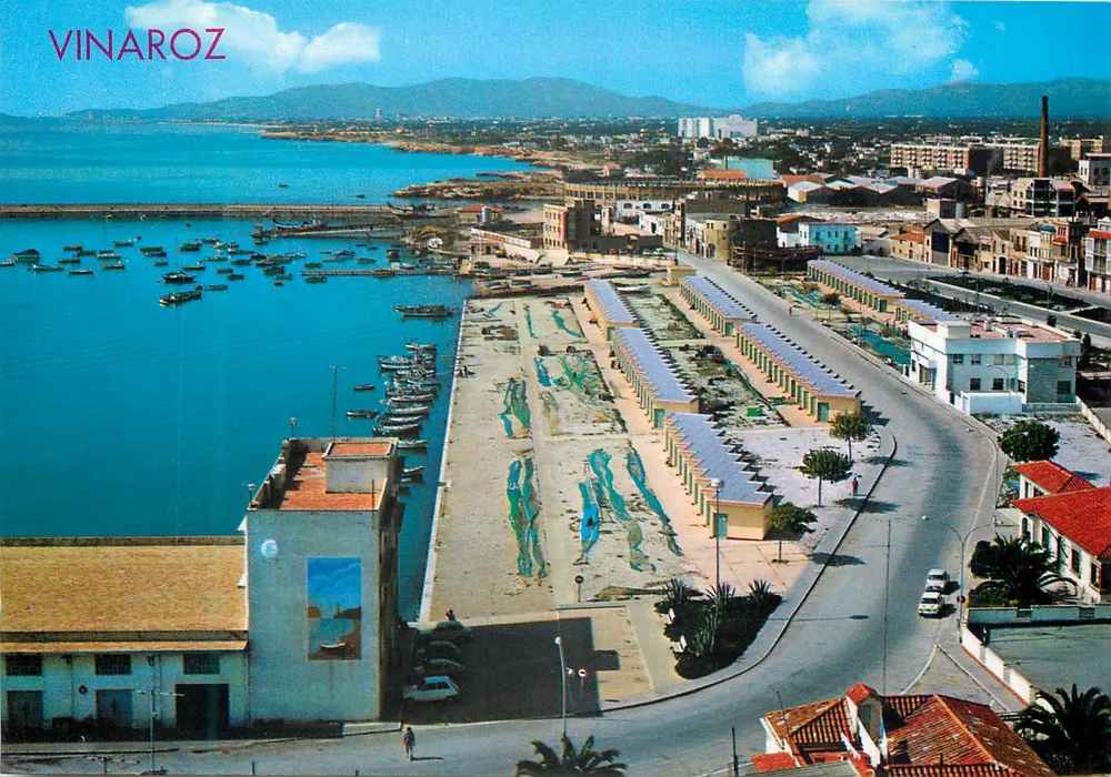 Vinaroz — vista do porto e dos cais — Edições Arribas - Frente