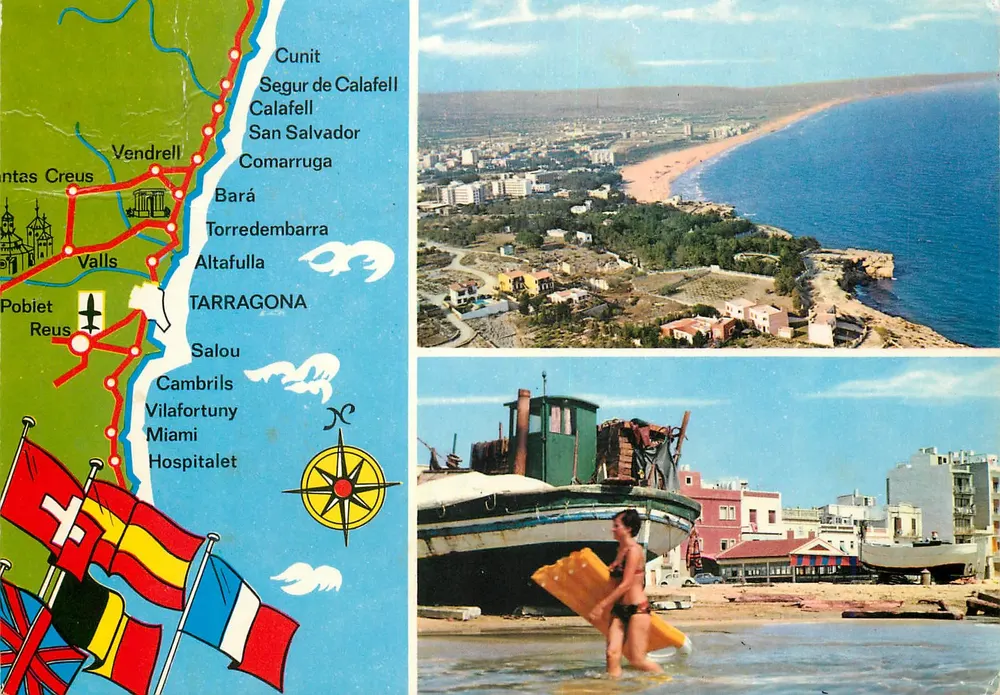 Costa Dorada - Tarragona - Torredembarra - Praia - Praia - Frente