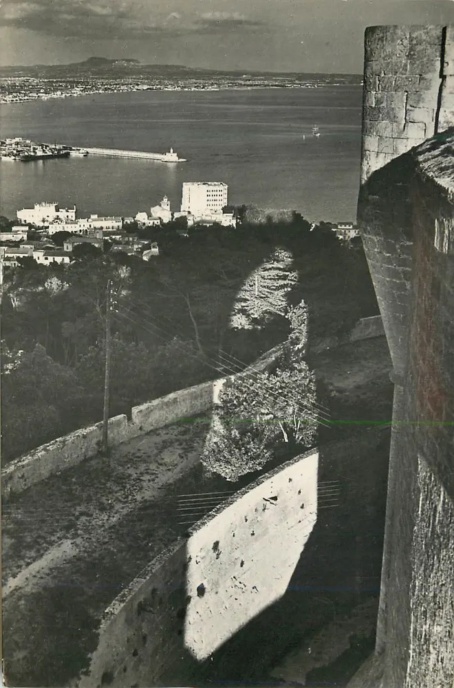 Palma de Mallorca — Ansicht vom Bellver Schloss — Verlag J. Alomar, Serie I Nr. 3100 - Vorderseite