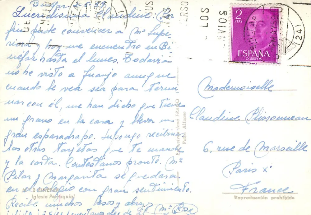 Iglesia Parroquial de Béjar — Espanha — Ediciones José Franco - Verso