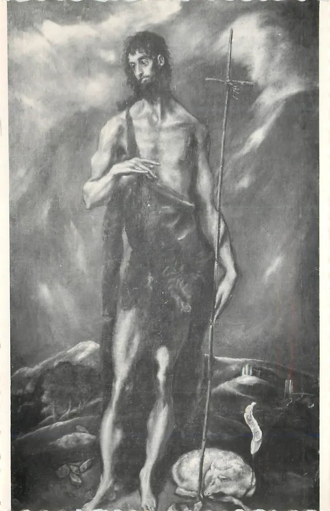 San Juan Bautista — Doménico Theotocópuli (El Greco) — 17. Jahrhundert — Provincialmuseum für Schöne Künste Valencia - Vorderseite
