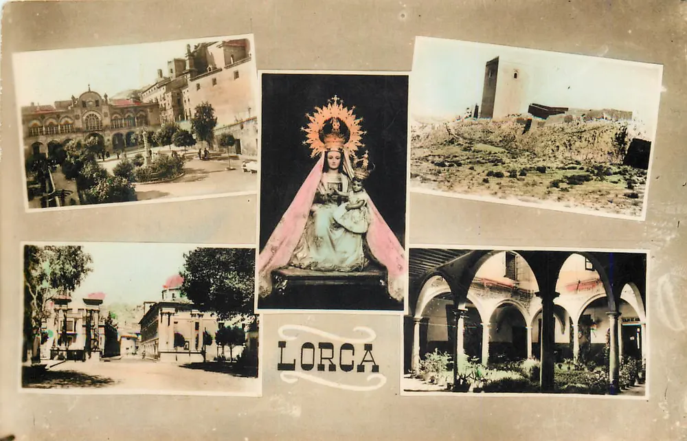 Lorca — vista da cidade e da Virgem — Éditions Arribas, série 31 - Frente